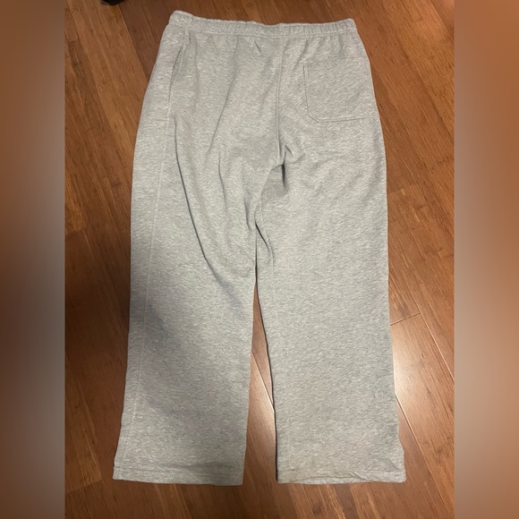 ATHLETIC WORKS Grey Wide Legged Sweats - Picture 2 of 2